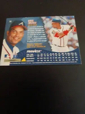 1995 Pinnacle - David Justice #50 Museum Collection. Atlanta Braves. NRMT+ - Baseball Card Single