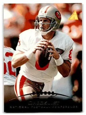 1995 Pinnacle Football NFC Checklist Trophy Collection #248 - Football Card Single