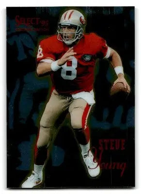 1995 Pinnacle Football Select Certified Steve Young #10 San Francisco 49ers - Football Card Single