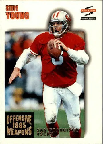 1995 Pinnacle Summit #179 Steve Young NM-MT 49ers OW - Football Card Single