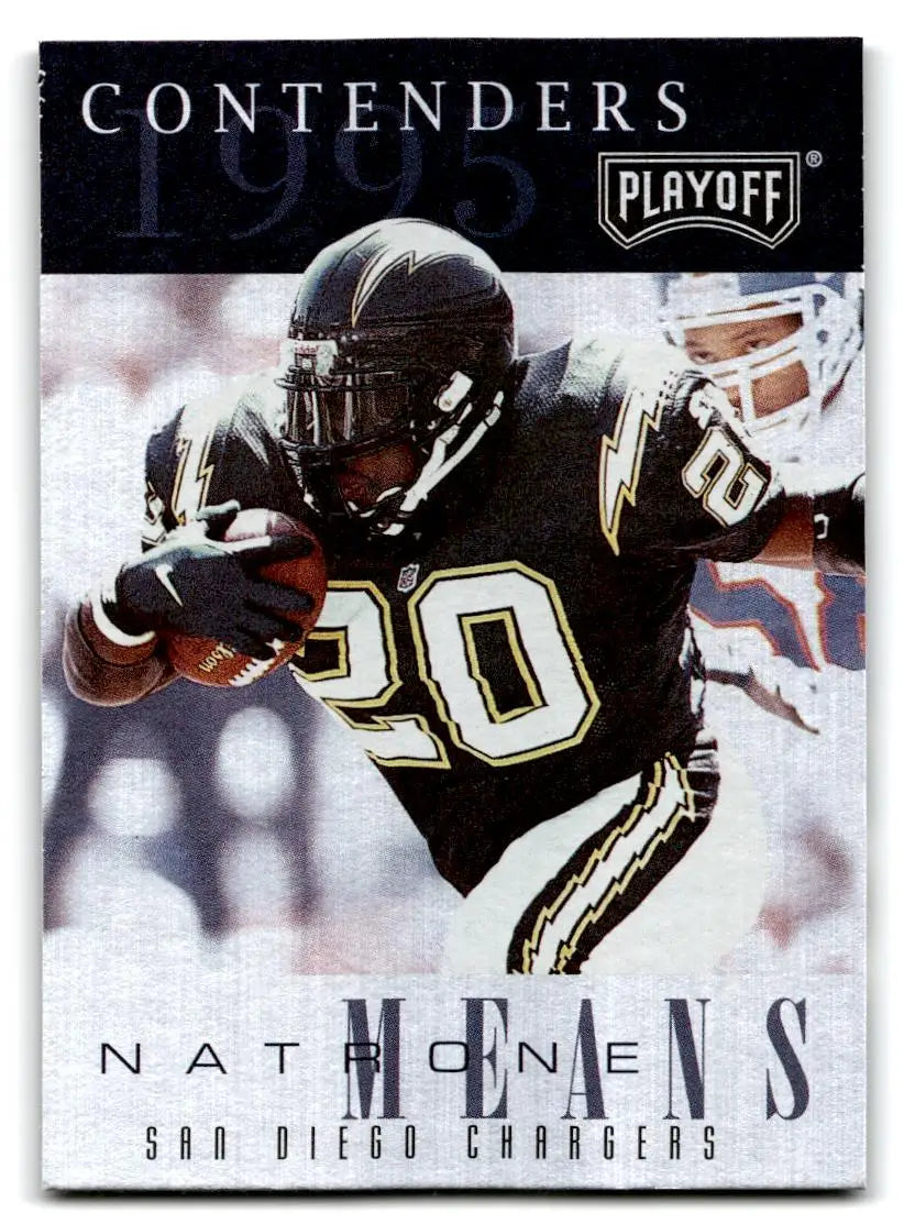 1995 Playoff Contenders #31 Natrone Means - Football Card Single