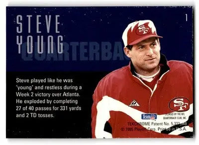 1995 Playoff Contenders Football Steve Young #1 San Francisco 49ers - Football Card Single