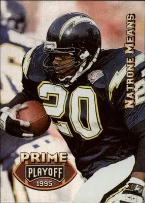 1995 Playoff Prime #48 Natrone Means NM-MT Chargers - Football Card Single