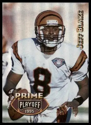 1995 Playoff Prime Jeff Blake RC 18 Cincinnati Bengals