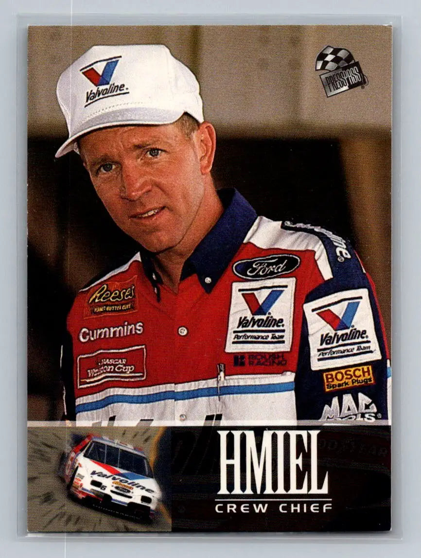 1995 Press Pass #93 Steve Hmiel Roush Racing - Racing Card Single
