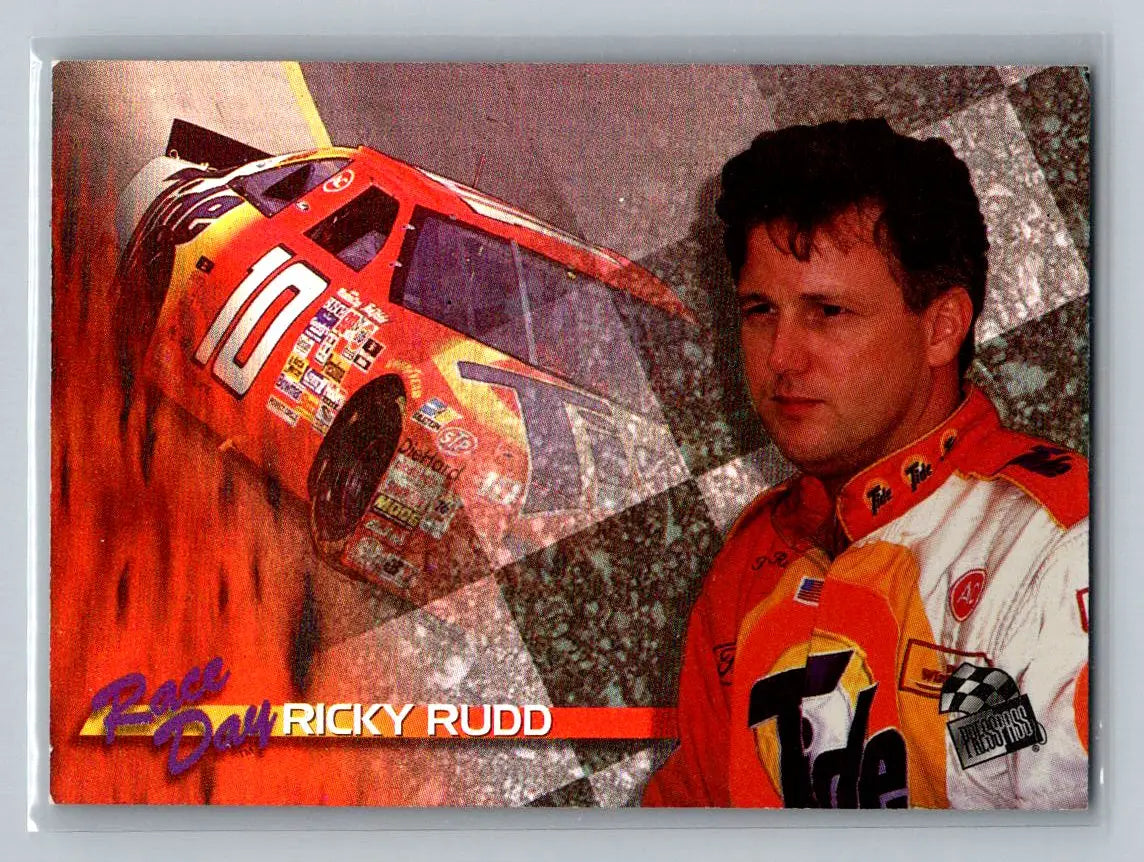 1995 Press Pass #RD10 Ricky Rudd Race Day Rudd Performance Motorsports - Racing Card Single