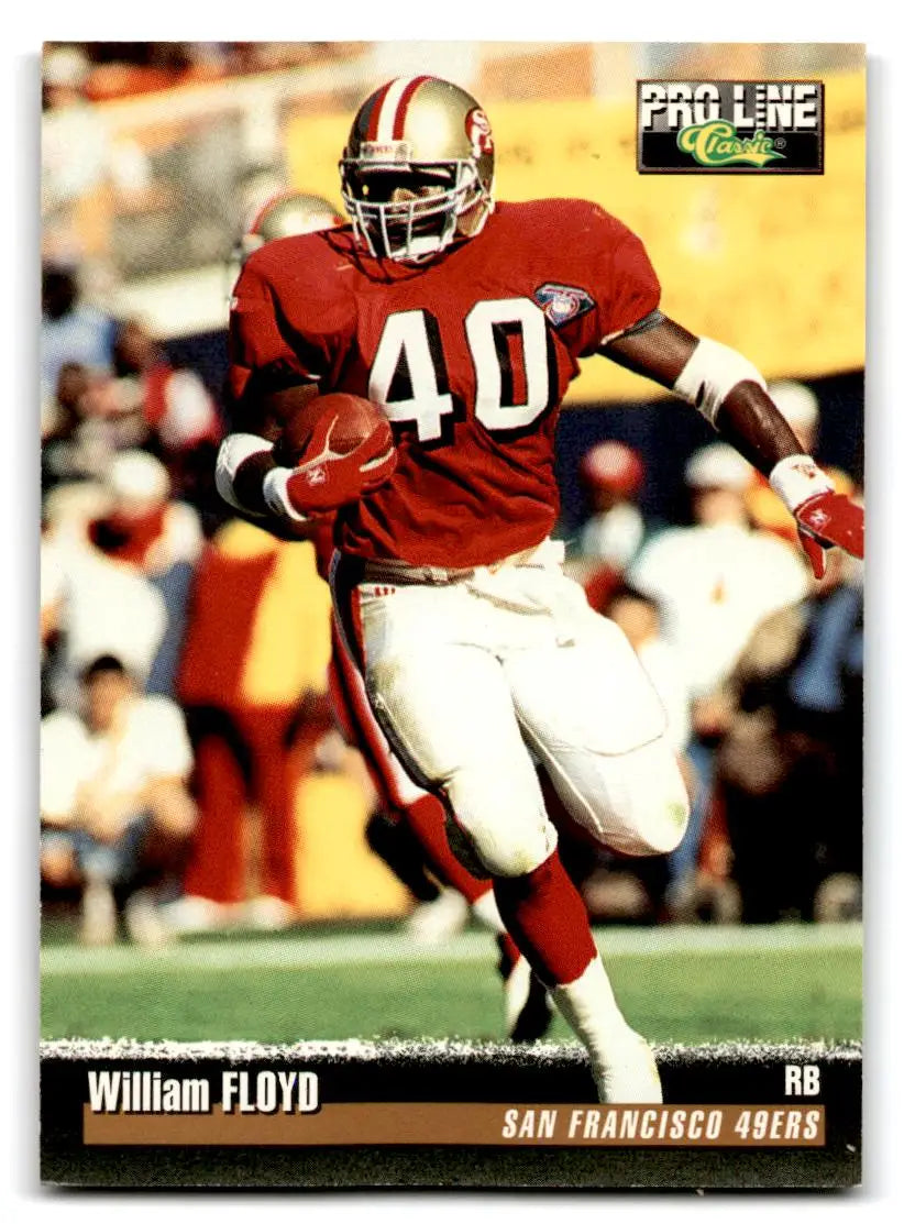 1995 Pro Line #166 William Floyd - Football Card Single