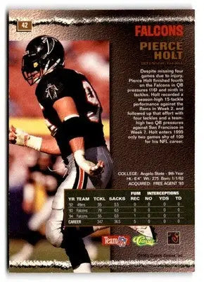 1995 Pro Line #42 Pierce Holt - Football Card Single