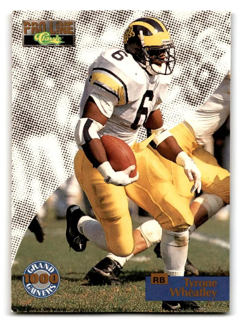 1995 Pro Line #G-24 Tyrone Wheatley Grand Gainers - Football Card Single