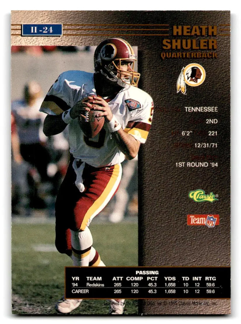 1995 Pro Line Series II #II-24 Heath Shuler - Football Card Single