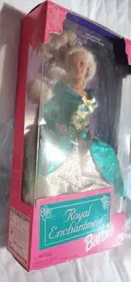 1995 Royal Enchantment Barbie Doll Limited Edition Green & Gold Gown 14010 NRFB - Collectibles