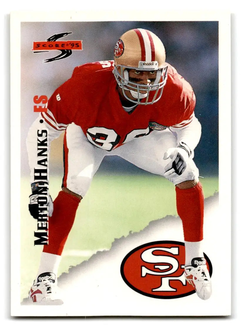 1995 Score #114 Merton Hanks - Football Card Single