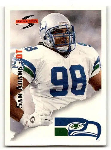 1995 Score Sam Adams Seattle Seahawks football card #98 in EX/NM condition