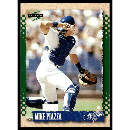1995 Score #17 Mike Piazza EX/NM Los Angeles Dodgers Baseball Card - Baseball Card Single