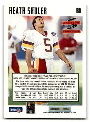 1995 Score #180 Heath Shuler - Football Card Single