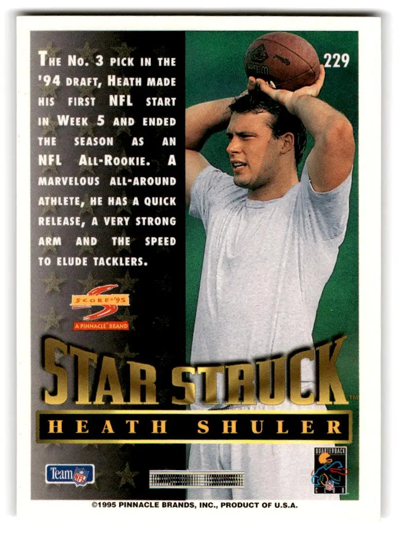 1995 Score #229 Heath Shuler - Football Card Single