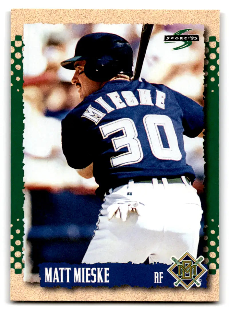 1995 Score #402 Matt Mieske EX Excellent Brewers ID:70108 - Baseball Card Single