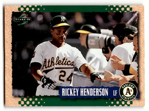 1995 Score #441 Rickey Henderson NM Near Mint Athletics ID:63794 - Baseball Card Single