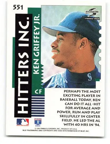 1995 Score #551 Ken Griffey Jr. NM-MT Mariners HIT ID:82355 - Baseball Card Single