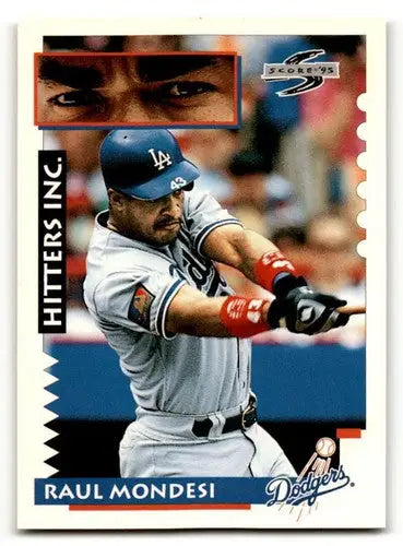 1995 Score #567 Raul Mondesi Los Angeles Dodgers Baseball Cards NM N ID:63562 - Baseball Card Single