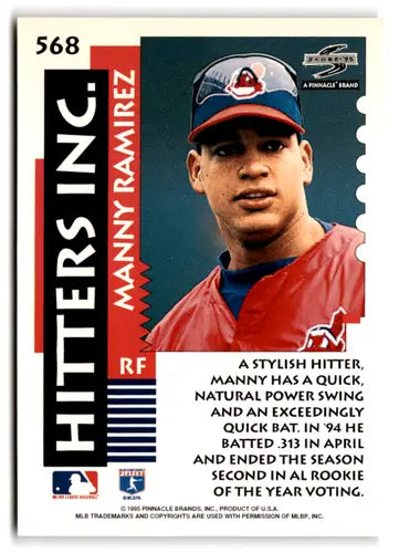 1995 Score #568 Manny Ramirez NM-MT Indians HIT ID:81227 - Baseball Card Single