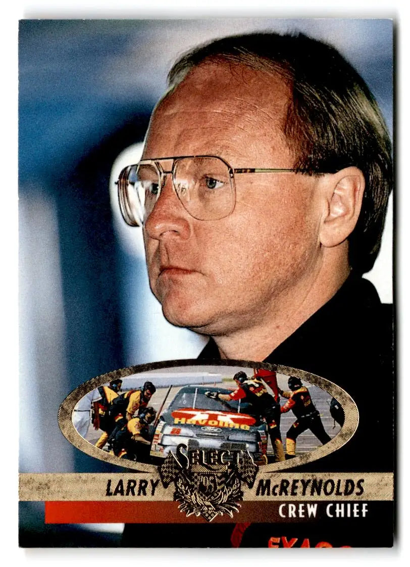 1995 Select #97 Larry McReynolds - Racing Card Single