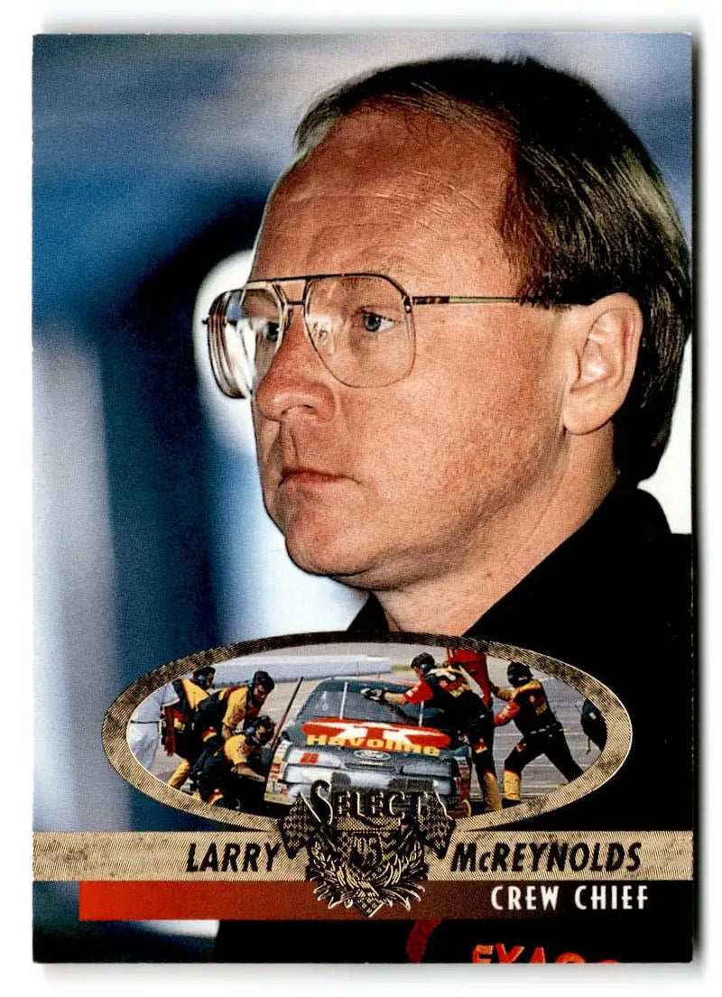 1995 Select #97 Larry McReynolds - Racing Card Single