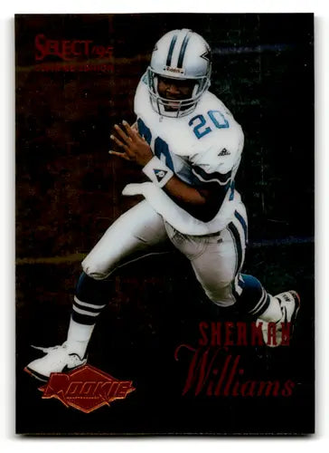 Original gloss Football trading card Select Certified Sherman Williams rookie Cowboys