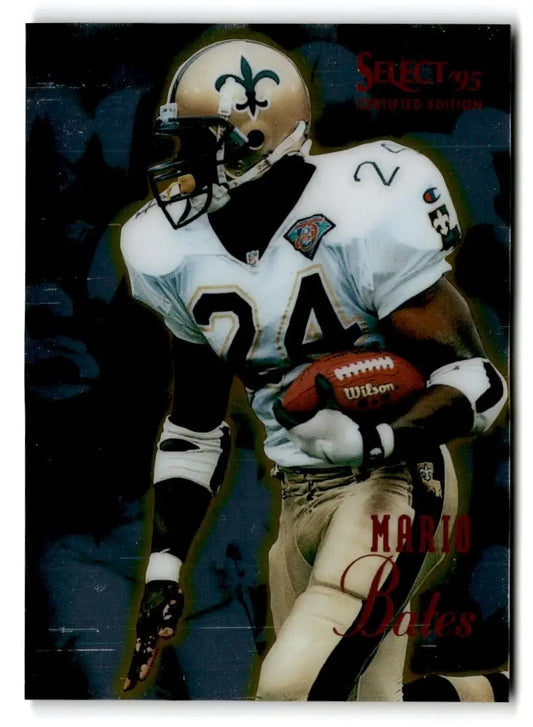 1995 Select Certified #35 Mario Bates - Football Card Single