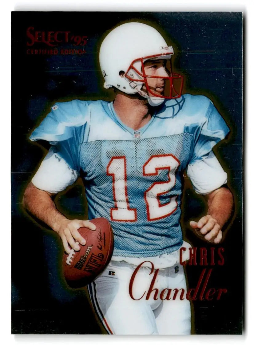 1995 Select Certified #52 Chris Chandler - Football Card Single