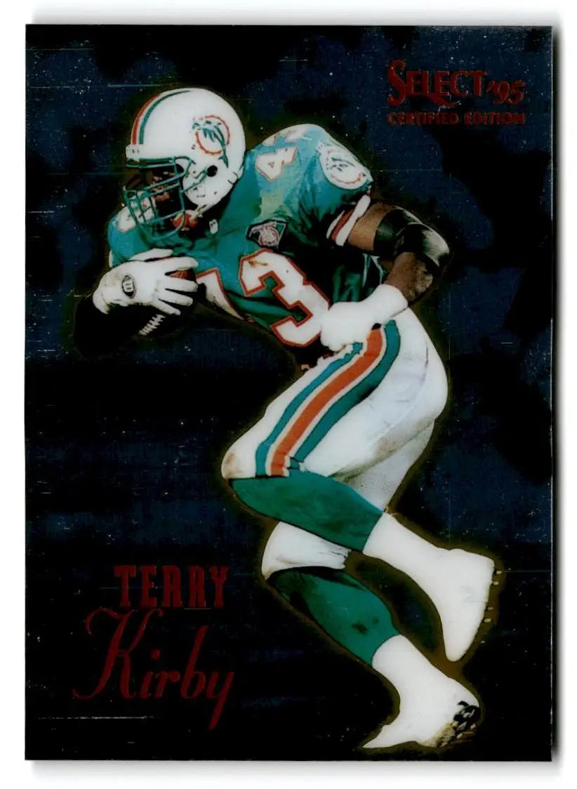1995 Select Certified #61 Terry Kirby - Football Card Single