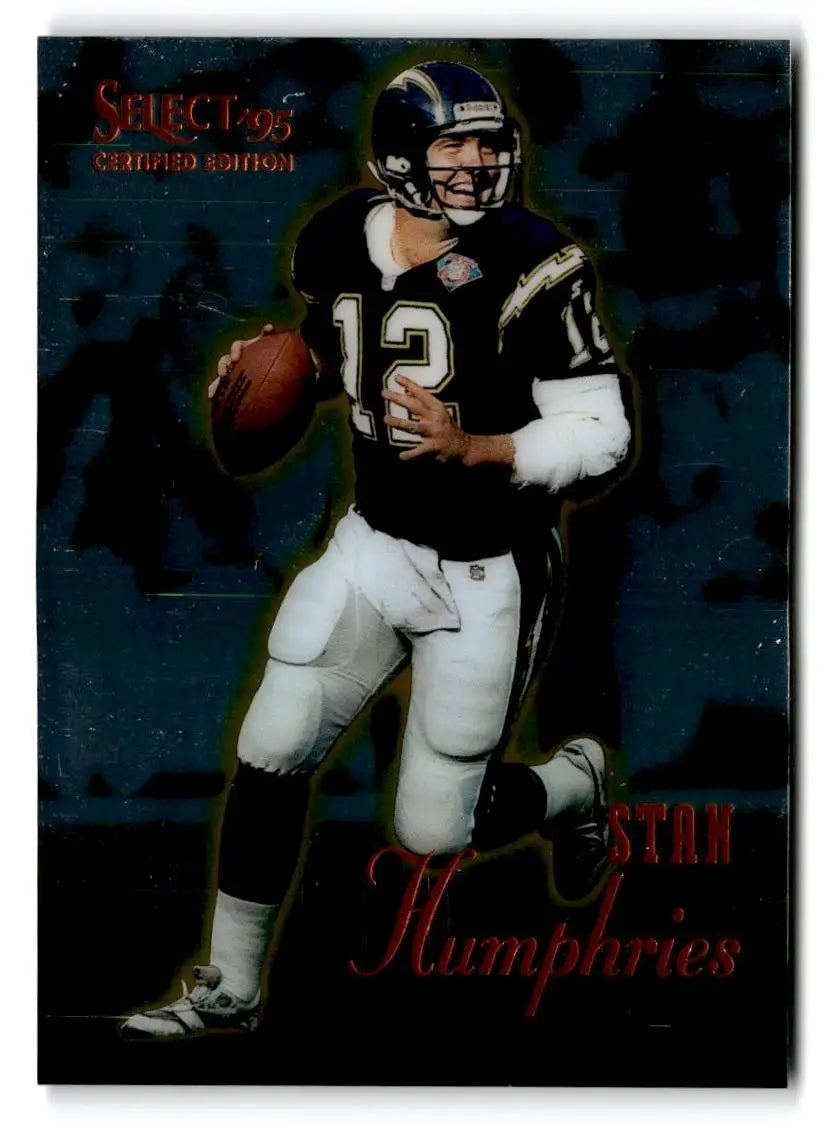 1995 Select Certified #76 Stan Humphries - Football Card Single