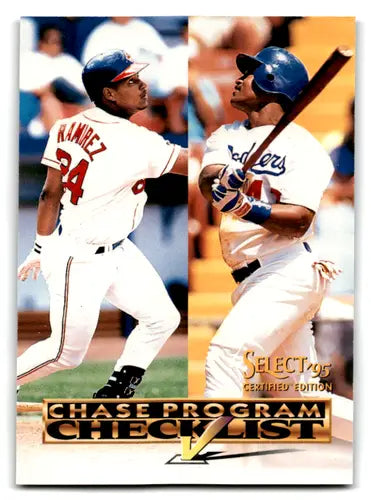 1995 Select Certified Checklists #7 Manny Ramirez/Raul Mondesi NM-MT ID:82364 - Baseball Card Single