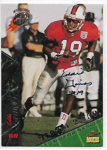 1995 Signature Rookies Autographs International #32 Eddie Goines NM-MT Auto 978/ - Basketball Card Single