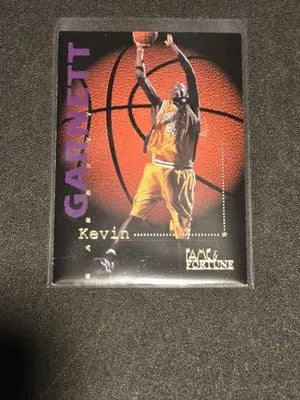 1995 Signature Rookies Fame and Fortune #16 Kevin Garnett - Basketball Card Single