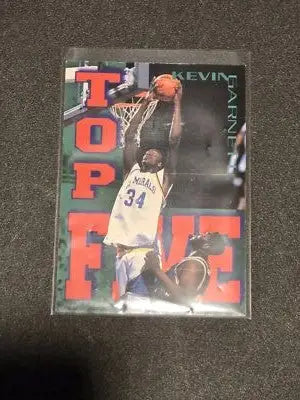 1995 Signature Rookies Fame and Fortune #T5 Kevin Garnett Top Five - Basketball Card Single