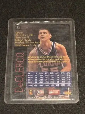 1995 Signature Rookies Prime #12 Andrew DeClercq Signatures #/3000 - Basketball Card Single