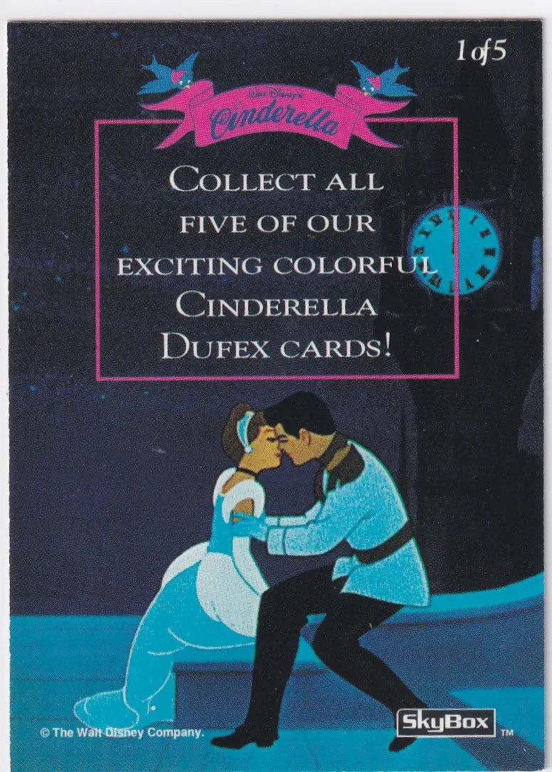 1995 SKYBOX #1 DISNEY CINDERELLA GOLD CASTLE GATE- DISNEY
