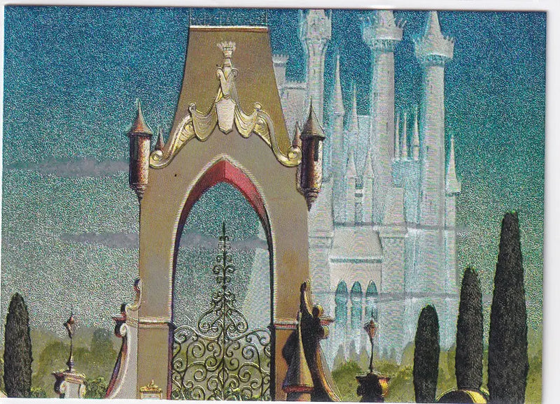 1995 SKYBOX #1 DISNEY CINDERELLA GOLD CASTLE GATE- DISNEY