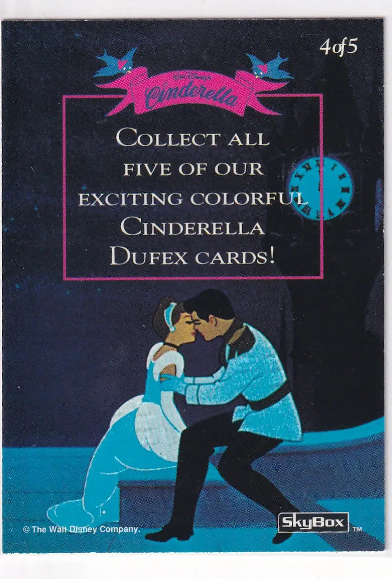 1995 SKYBOX #4 DISNEY CINDERELLA GOLD CARRIAGE- DISNEY