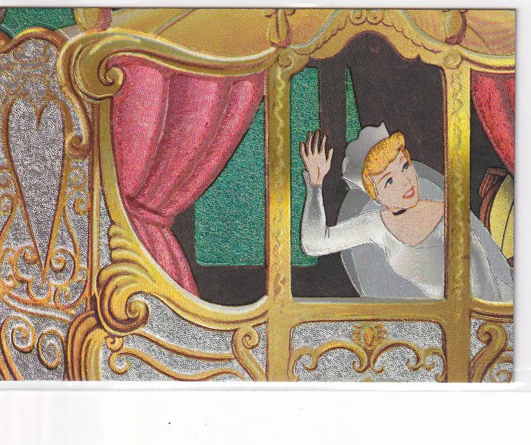 1995 SKYBOX #4 DISNEY CINDERELLA GOLD CARRIAGE- DISNEY