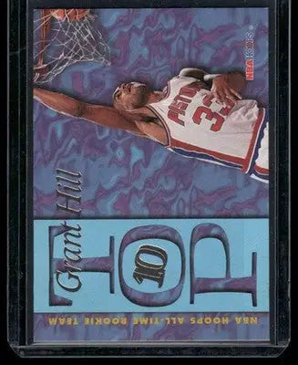 1995 SkyBox Hoops All-Time Rookie Team Grant Hill #AR2 NBA Hoops All-Time Rookie - Basketball Card Single