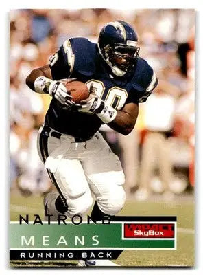1995 SkyBox Impact #126 Natrone Means - Football Card Single