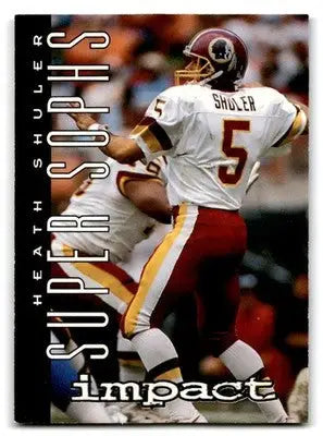 1995 SkyBox Impact #164 Heath Shuler - Football Card Single