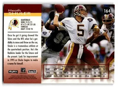 1995 SkyBox Impact #164 Heath Shuler - Football Card Single