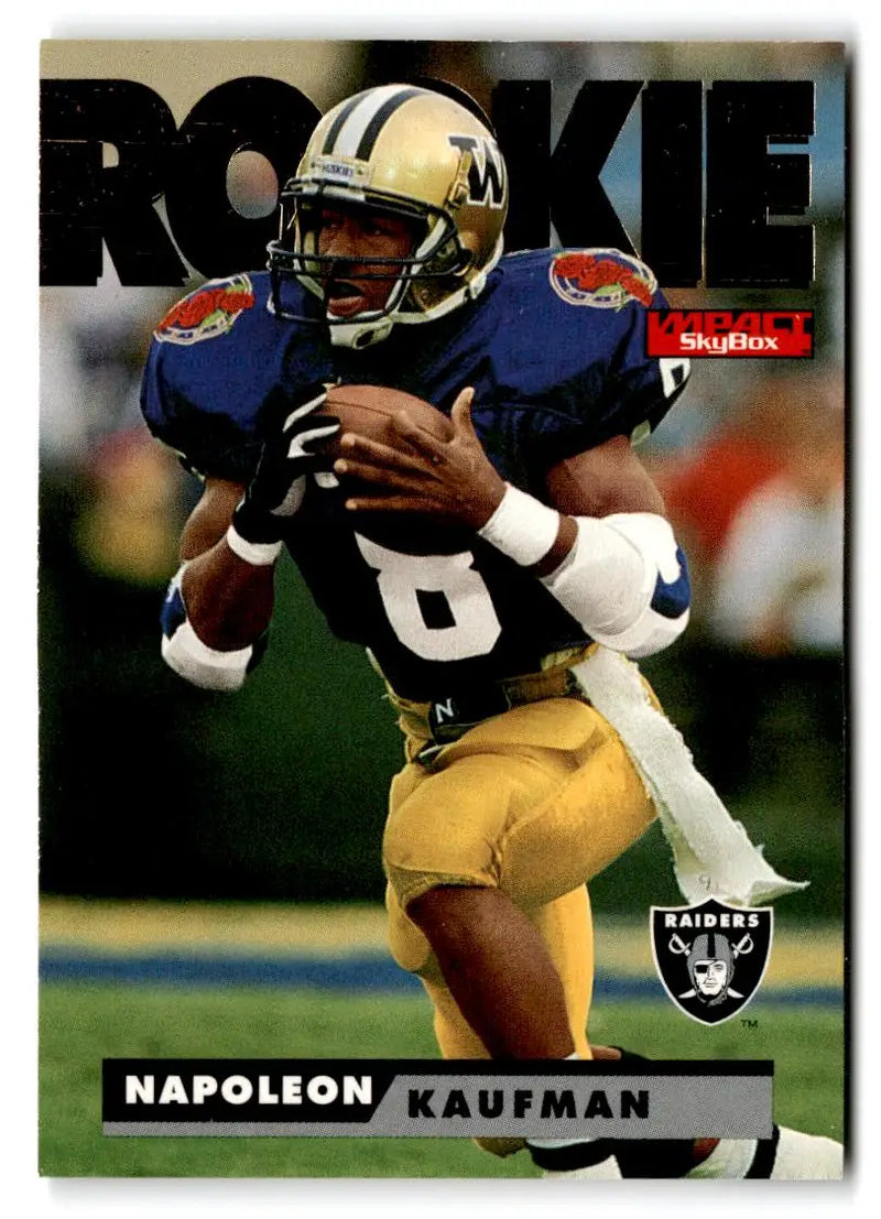 1995 SkyBox Impact #182 Napoleon Kaufman - Football Card Single
