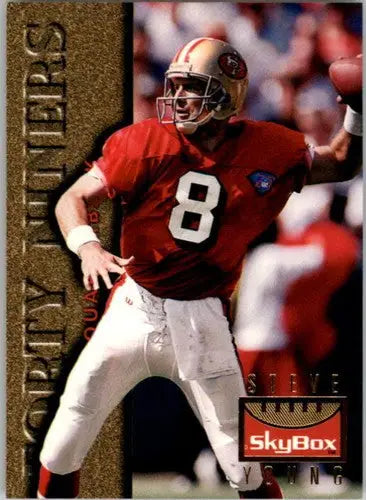 1995 SkyBox Premium #123 Steve Young NM-MT 49ers - Football Card Single
