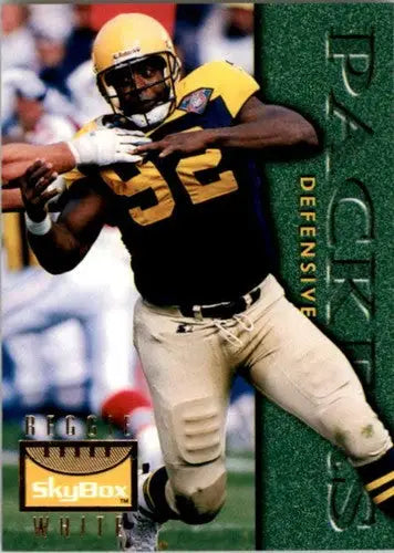 Original gloss Reggie White football card from 1995 SkyBox Premium Simply Sandoval collection