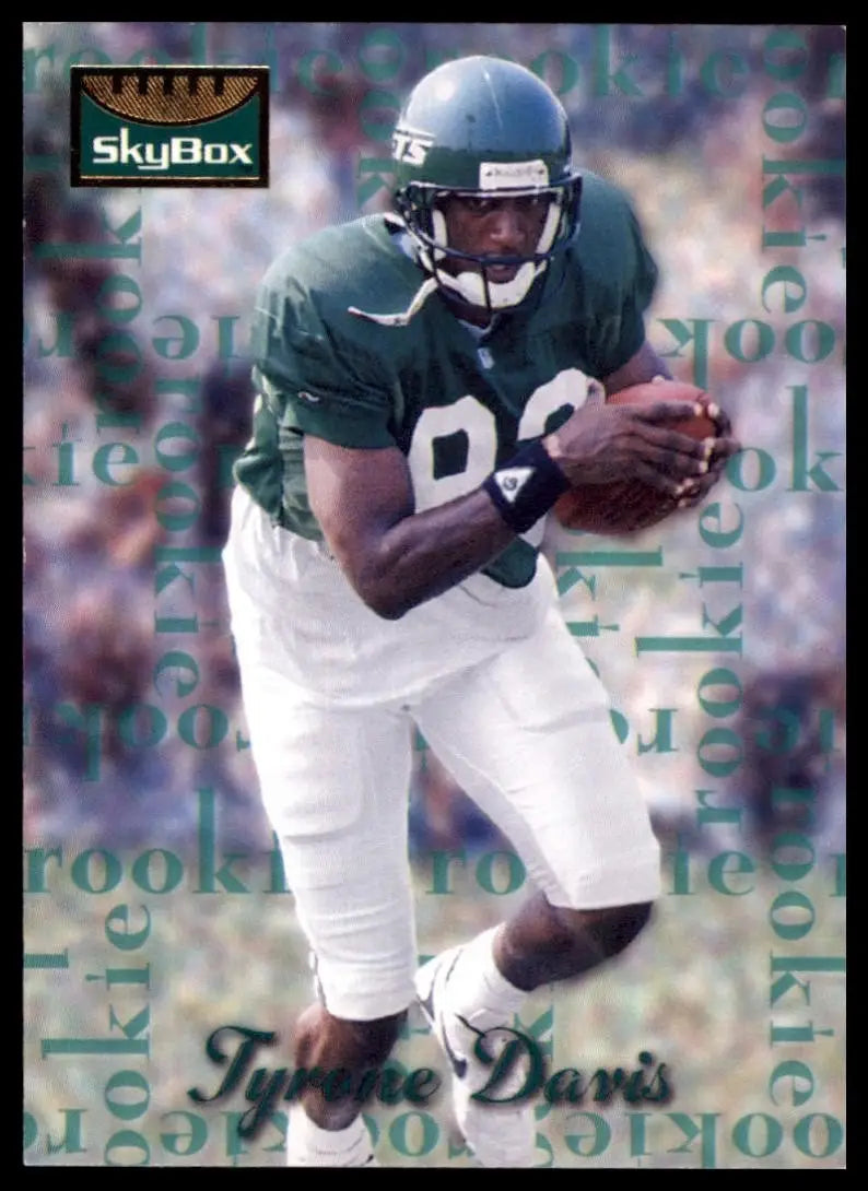 1995 Skybox Premium Rookie Tyrone Davis #191 New York Jets Football Card NFL Spo - Football Card Single