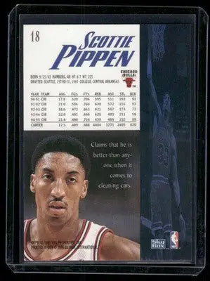 1995 Skybox Premium Scottie Pippen #18 Basketball - Basketball Card Single